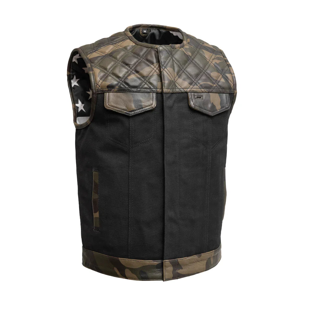 Biker Vest Bulletproof Leather Motorcycle Jacket Biker Vest Men