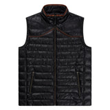 Texas Style Maverick Black Leather Vest