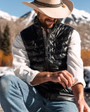 Texas Style Maverick Black Leather Vest