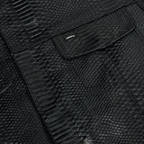 Cobra Crest Men's Lowcut Motorcycle Leather Vest Concealed Carry