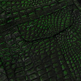 Gator Glint Men's Lowcut Motorcycle Leather Vest Concealed Carry