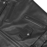 Highway Legend Men Motorcycle Biker Leather Vest Concealed Carry
