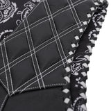 Midnight Thread- Men Classic Style Motorcycle Biker Leather Vest Concealed Carry