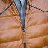 Texas Style Maverick Brown Leather Vest