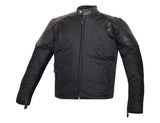 Mens Leather And Cordura Textile Airflow Biker Style CE ARMOR Motorcycle Jacket