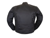 Mens Leather And Cordura Textile Airflow Biker Style CE ARMOR Motorcycle Jacket