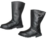 Men's Engineer Boots Motorcycle Biker Full Grain Black Leather Riding Sizes 9-12