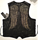 Daryl dixon walking dead wing vest Motorcycle Style Biker Concealed Carry Leather Vest