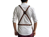 Leather Apron with 12 Tool Pockets Heat & Flame Resistant Heavy Duty Tool Apron