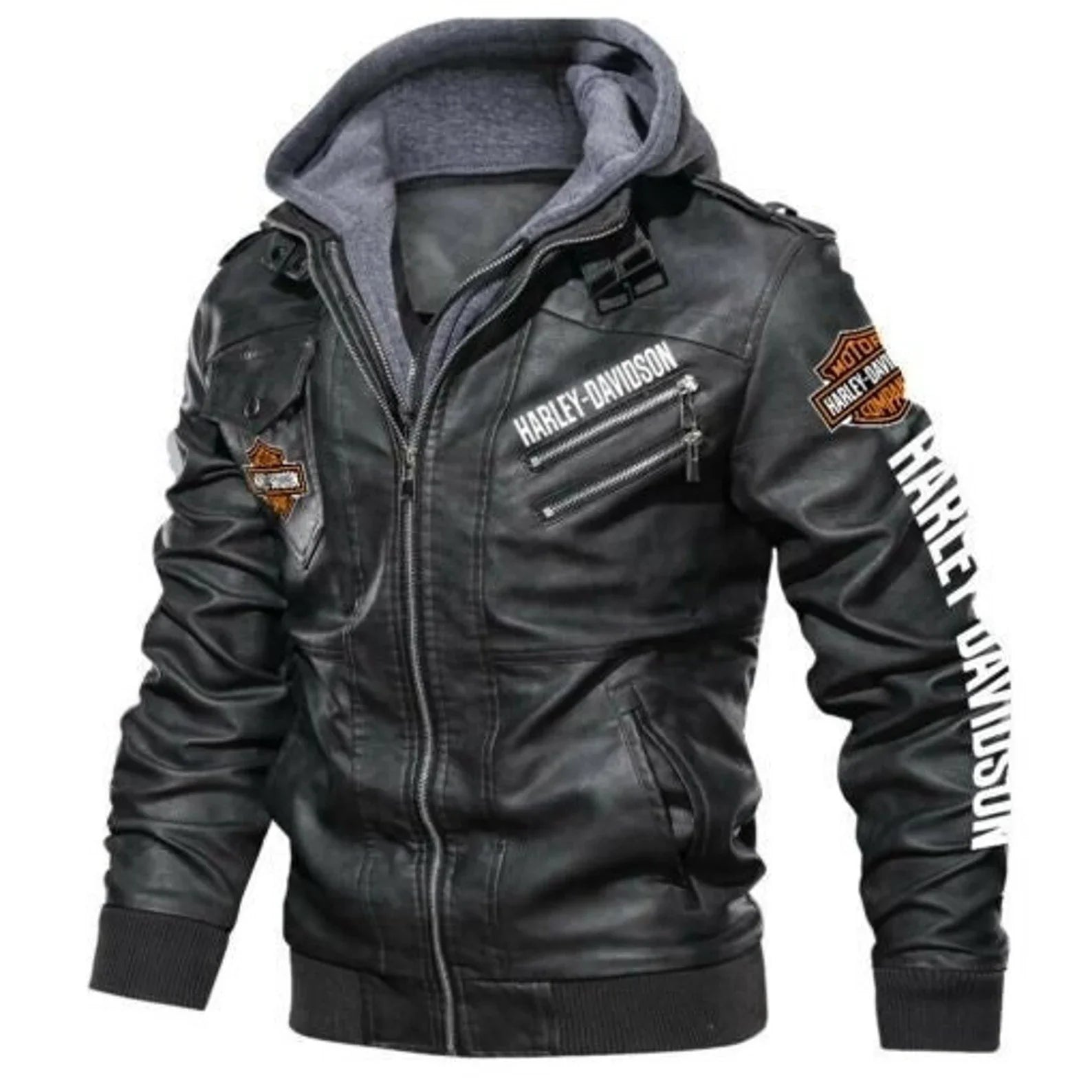 Harley-Davidson leather jacket Tohji着用 Harley-Davidson® Men's Benson Lightweight Leather Jacket