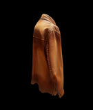 Handmade Western Style Suede Leather jacket With Fringes And Antiqued Effects