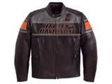 Harley Davidson Men's Motorcycle Leather Biker Jacket Concealed Carry