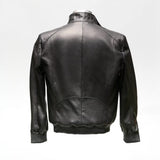 Green Alligator Embossed Men's Motorcycle Concealed Carry Biker Leather Jacket