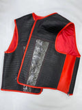Gator Embossed Men's Snake Patterned Motorcycle Concealed Carry Leather Vest