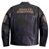 Harley Davidson Men's Screaming Eagle Motorcycle Leather Biker Jacket Concealed Carry