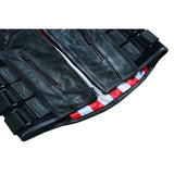 Patriot Wheels Men Padded Motorcycle Biker Leather Vest Concealed Carry