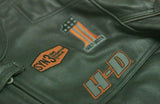 Harley Davidson Men's Screaming Eagle Motorcycle Leather Biker Jacket Concealed Carry