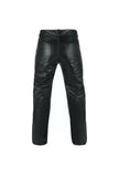 MEN FITTED RIDING BIKER MOTORCYCLE LEATHER PANTS