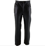 MEN CLASSIC FITTED RIDING BIKER MOTORCYCLE LEATHER PANTS